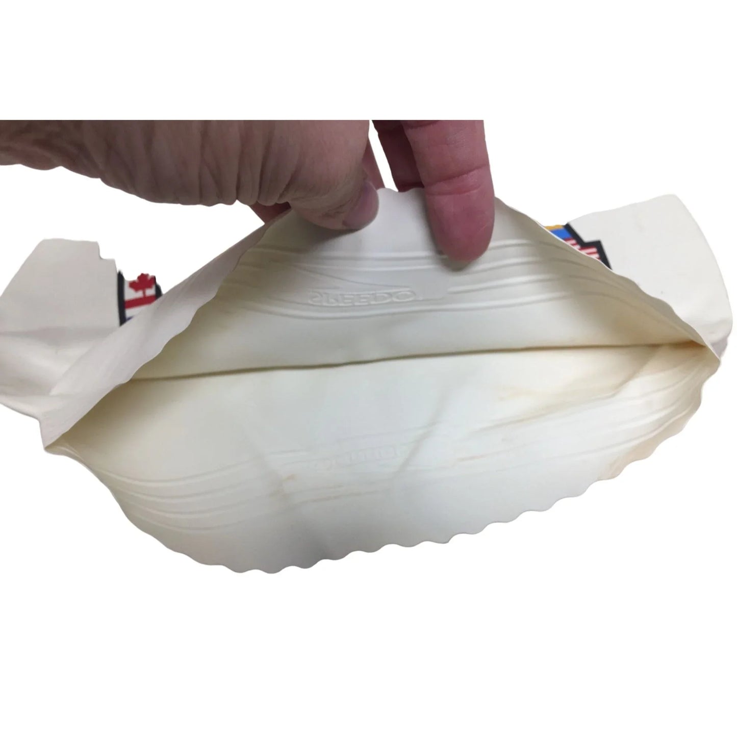 USA White Speedo Swim Cap with Different Flags printed on it A+ Stuff A+ Stuff