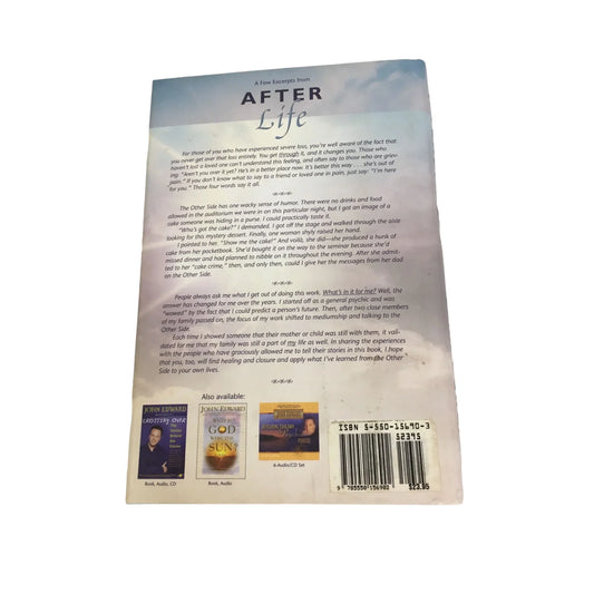 After Life: Answers from the Other Side Signed Hardcover Book By John Edward - A+ Stuff