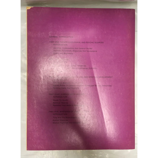 PSI, the Other World Catalogue: The Comprehensive Guide to the Dimensions of Psychic Phenomena - A+ Stuff