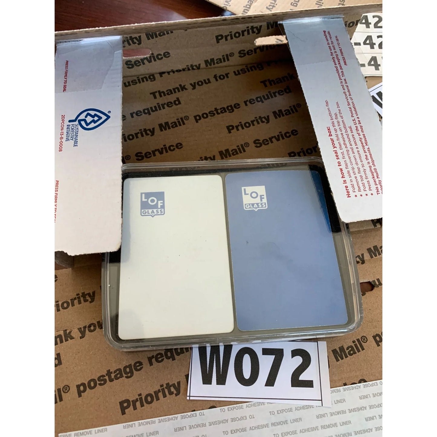 Vintage LOF Glass Playing Cards in Plastic Case - A+ Stuff