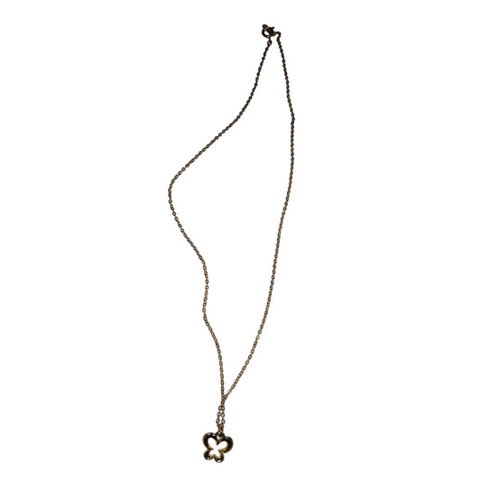 Womens/Girl's Beautiful Gold Tone 8" Butterfly Necklace - A+ Stuff