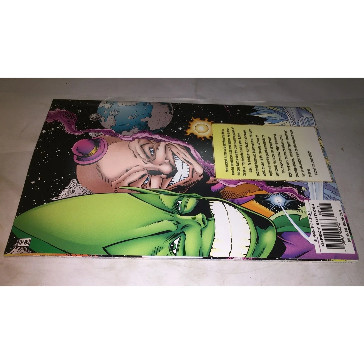 Vintage Marvel Comic Book- Silver Surfer & Superman #1 Perez And Lim - A+ Stuff