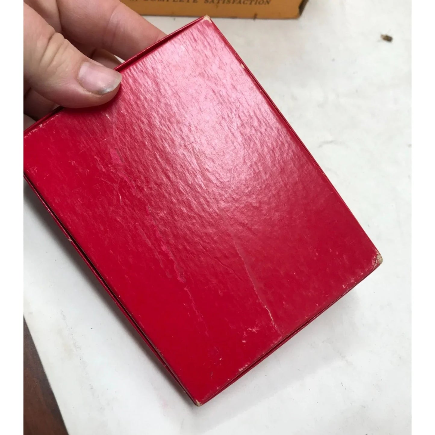 Vintage Playing Cards in Red box The Bradenton Harold- Bradenton, Florida A+ Stuff A+ Stuff