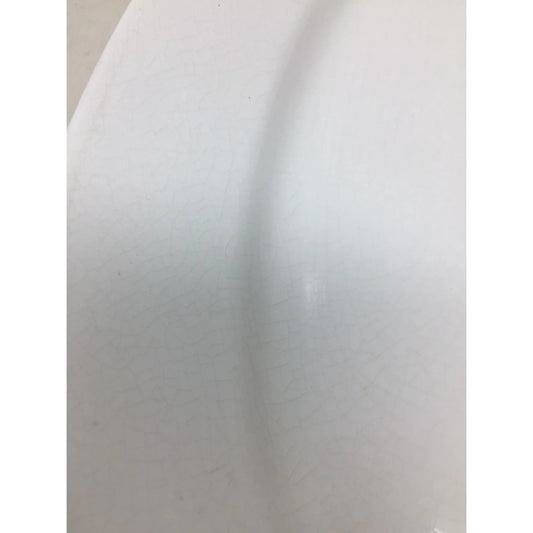 Vintage Large Oval Round White Plate with TST Stamp on Bottom - A+ Stuff