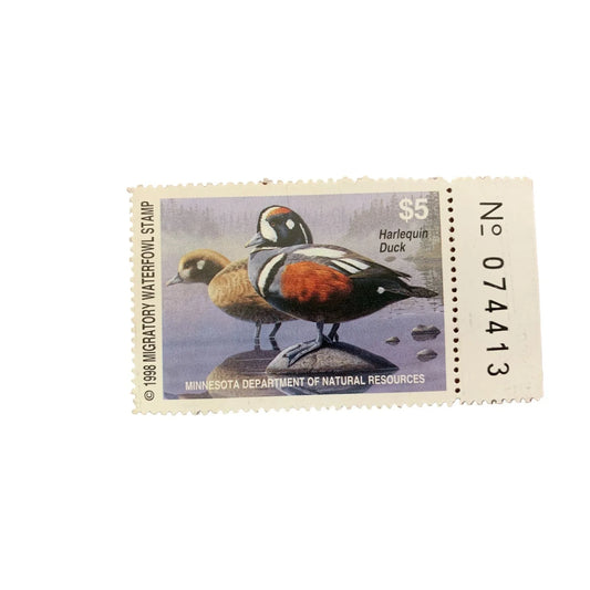 Vintage Collectible 1998 Migratory Waterfowl Stamp Minnesota Dept. Of Natural Resources - A+ Stuff