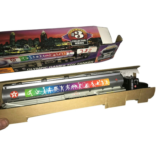 1996 TEXACO Olympic Games Toy TANKER TRUCK Vehicle 14.25" 1:24