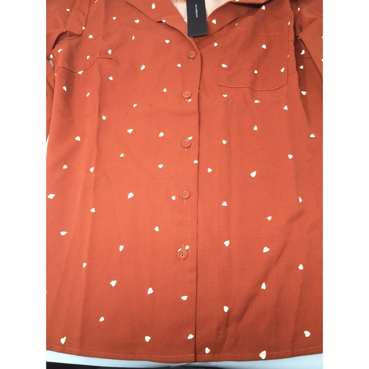 Allegra K Womens Long Sleeve Button Up Shirt with Collar (XS) - A+ Stuff