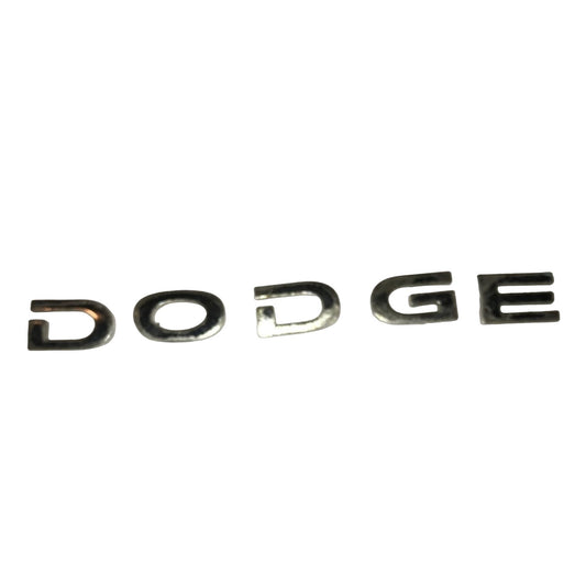 Dodge Silver Plastic Emblem/Auto Patch- About 6 inches
