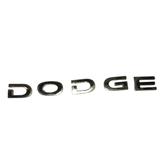 Dodge Silver Plastic Emblem/Auto Patch- About 6 inches - A+ Stuff