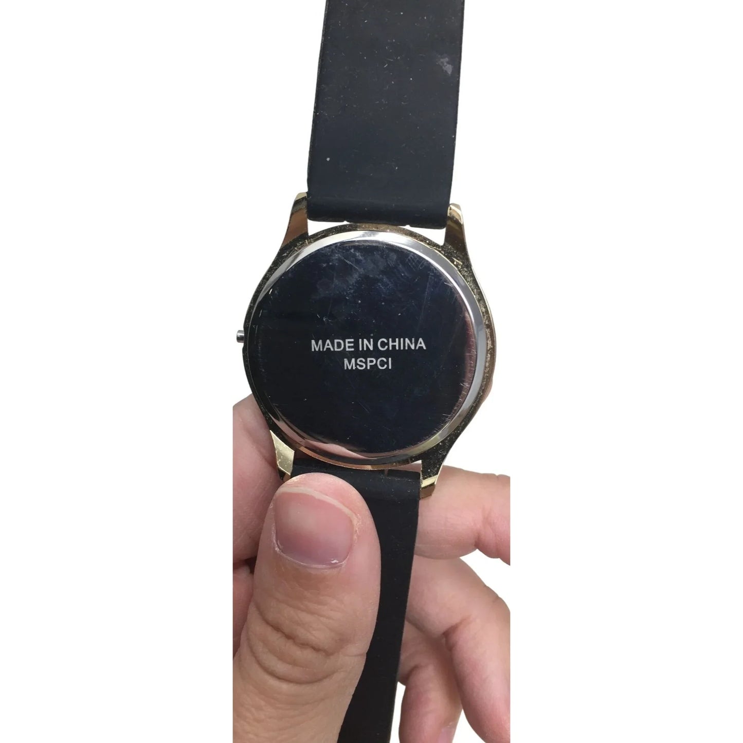 Rubber Banded Watch with rhinestones around face - A+ Stuff