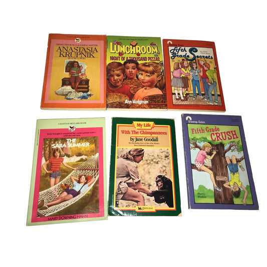 Vintage Bundle of 6 Paperback Children's Books (Treetop Tales, Bantam Skylark Books, etc) - A+ Stuff