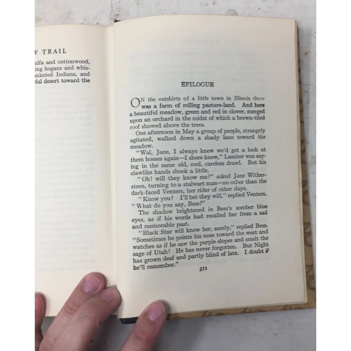 The Rainbow Trail By Zane Grey Hardcover Book A+ Stuff A+ Stuff
