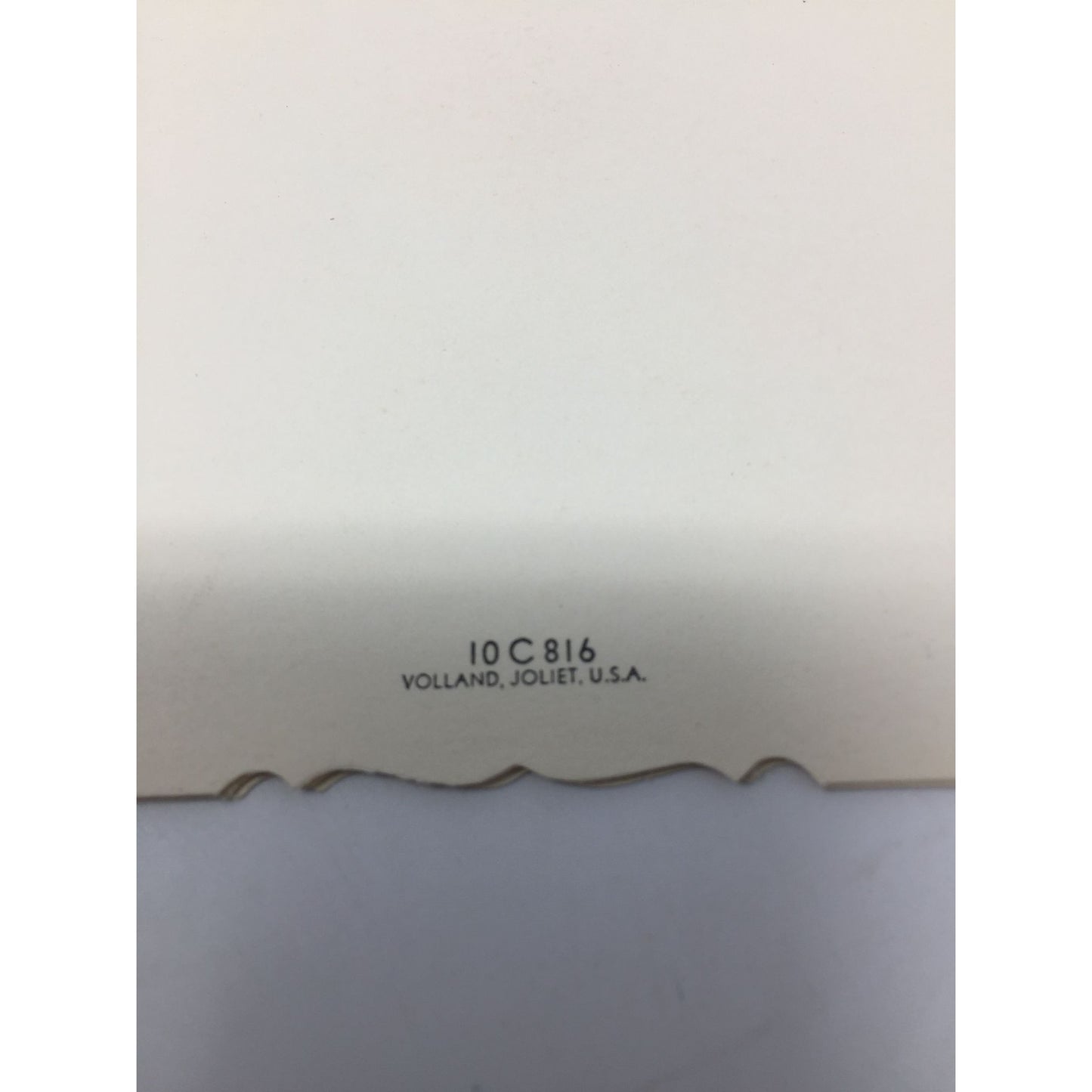 Vintage Wedding Congratulations Miniature Paper Card with Handwritting inside