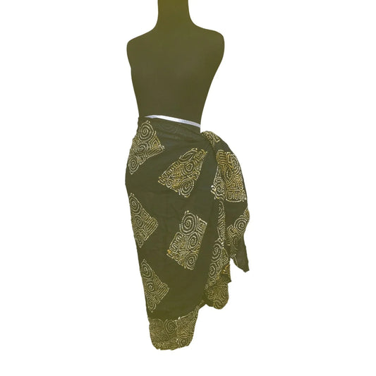 Womens Black and Gold Large Scarf/Wrap - A+ Stuff