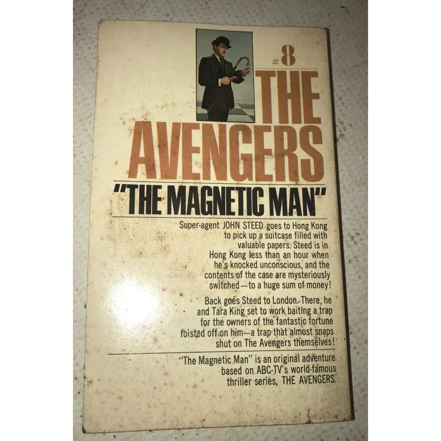 The Avengers #8 "The Magnetic Man" Book Norman Daniels - A+ Stuff