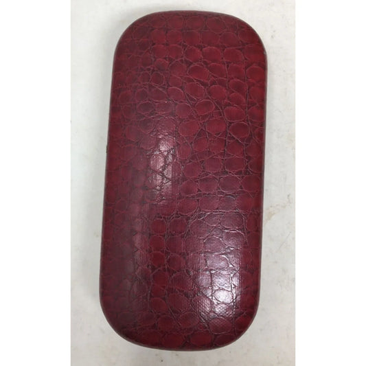 Vintage Red Hard Eyeglass Case with Tan Interior A+ Stuff A+ Stuff