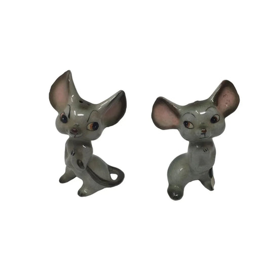 Vintage Animated Mice/Mouse Salt & Pepper Shakers - A+ Stuff