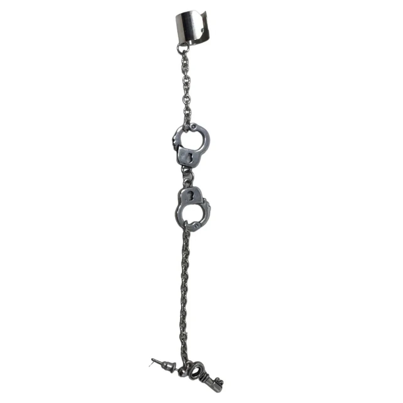 Handcuff Earring and Cuff for Upper Earlobe- Dangly Earring Accessory A+ Stuff A+ Stuff