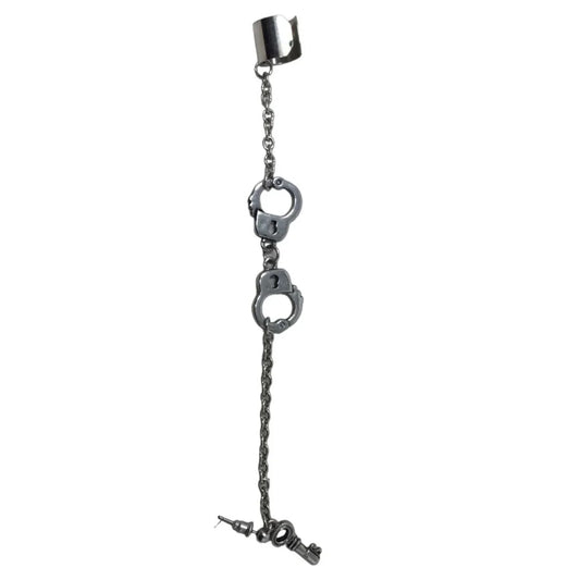 Handcuff Earring and Cuff for Upper Earlobe- Dangly Earring Accessory A+ Stuff A+ Stuff