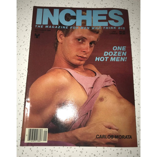 Inches The Magazine For men Who Think Big Vintage Magazine Sept. 1986 - A+ Stuff