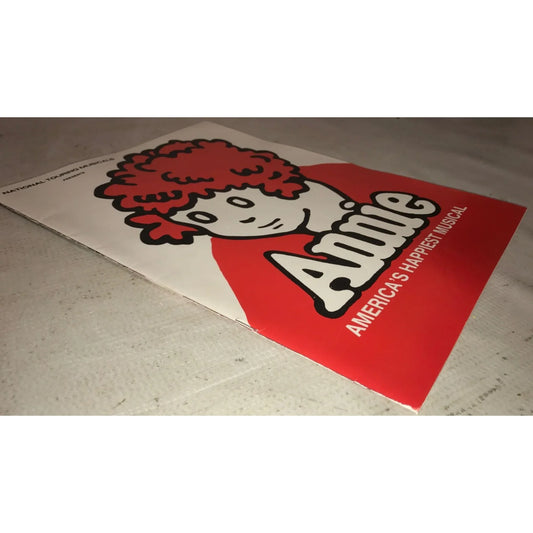 Vintage Program- National Touring Musicals Presents Annie Americas Happiest Musical - A+ Stuff