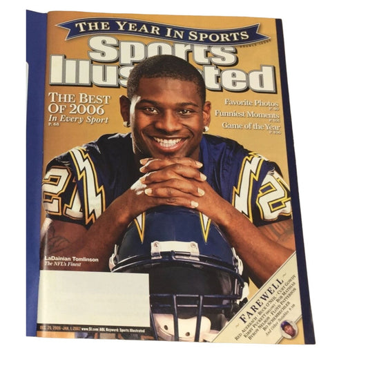 Sports Illustrated Football Magazine LaDainian Tomlinson The Best of 2006