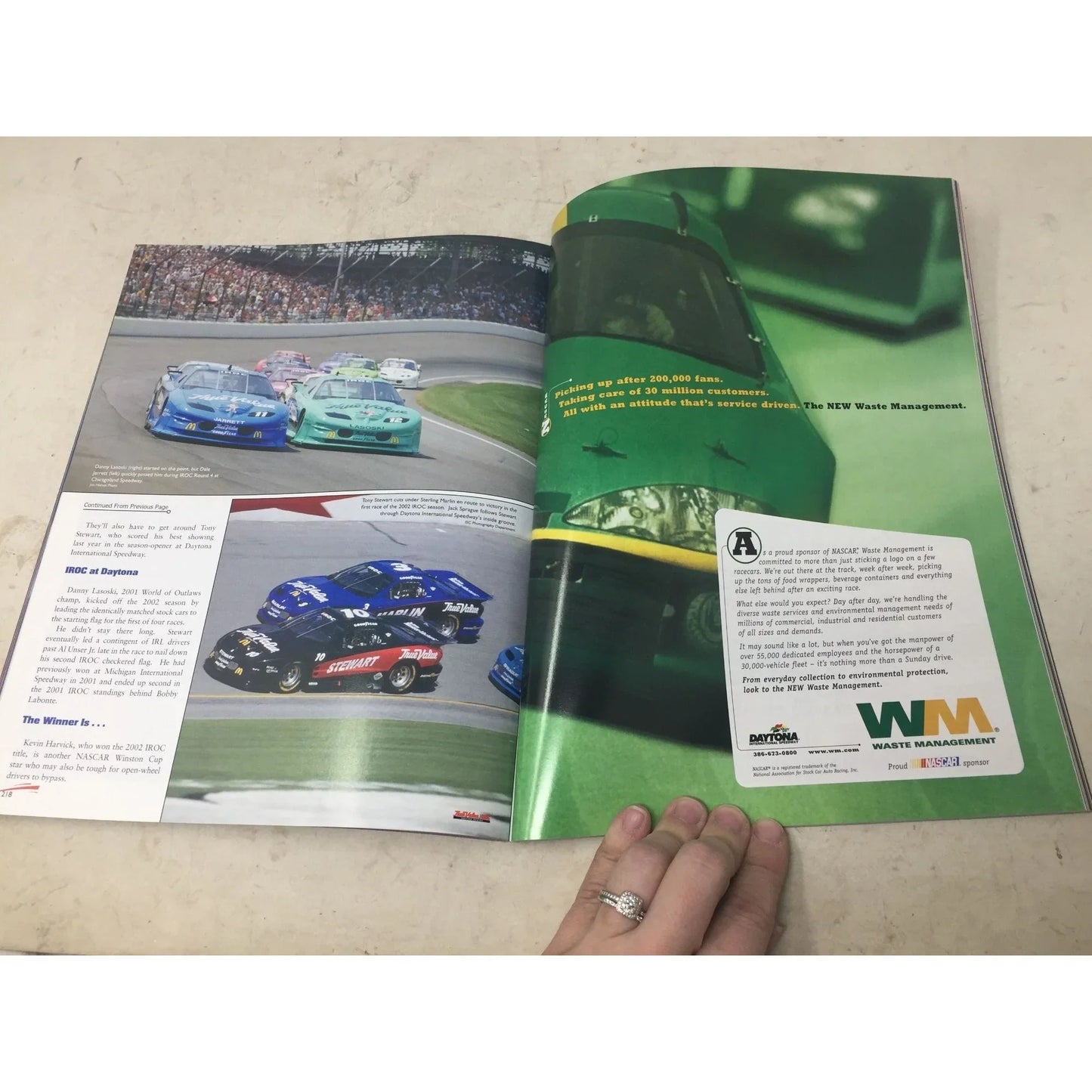 Vintage 2003 Daytona 500 Nascar Program Michael Waltrip - A+ Stuff