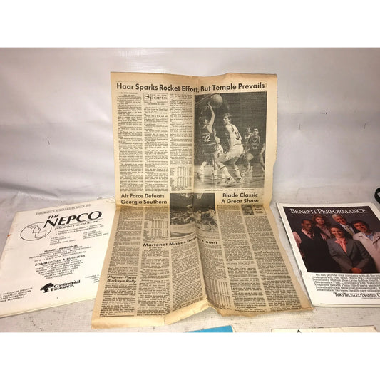 University of Toledo article and programs - souvenirs - Toledo Rockets basketball - A+ Stuff