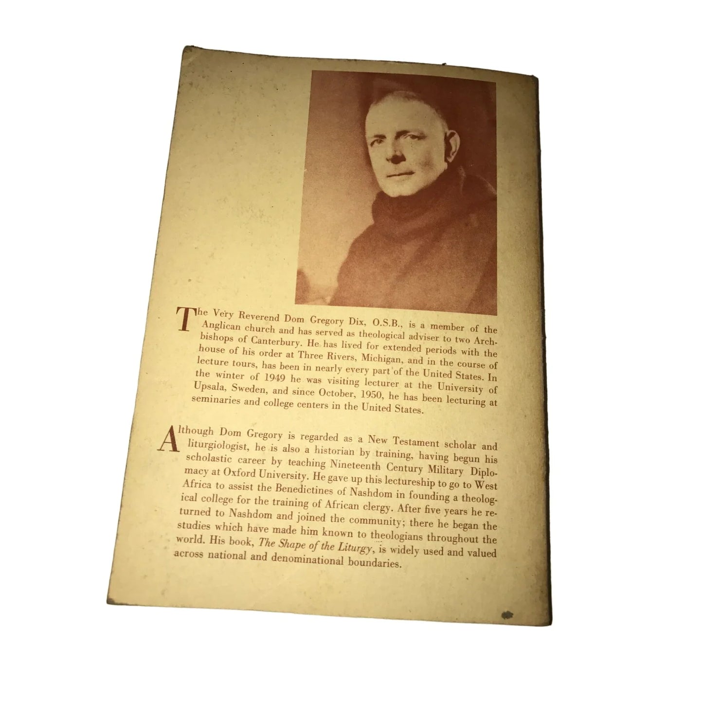 The Claim of Jesus Christ by Dom Gregory Dix Vintage Book - A+ Stuff