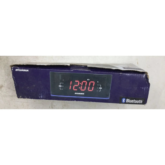 Sylvania Clock Radio Bluetooth Autoset With Usb Charger - A+ Stuff