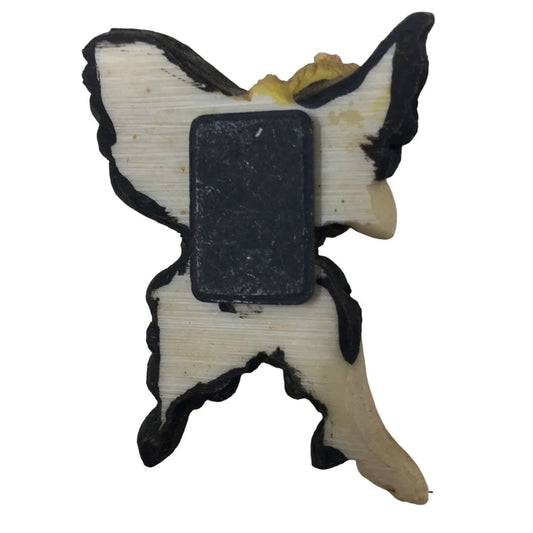 Fairy Girl Blonde Hair, Blue Eyes With Butterfly- Refrigerator Magnet A+ Stuff A+ Stuff