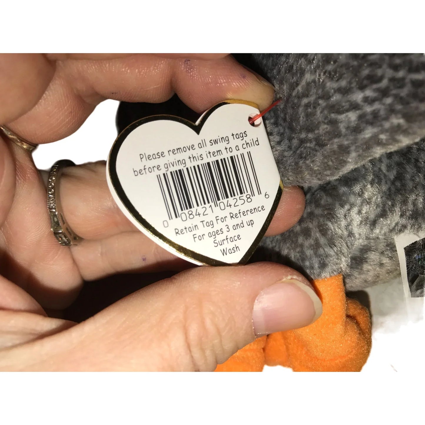 Vintage 1999 TY Beanie Baby Honks the Grey Goose - A+ Stuff