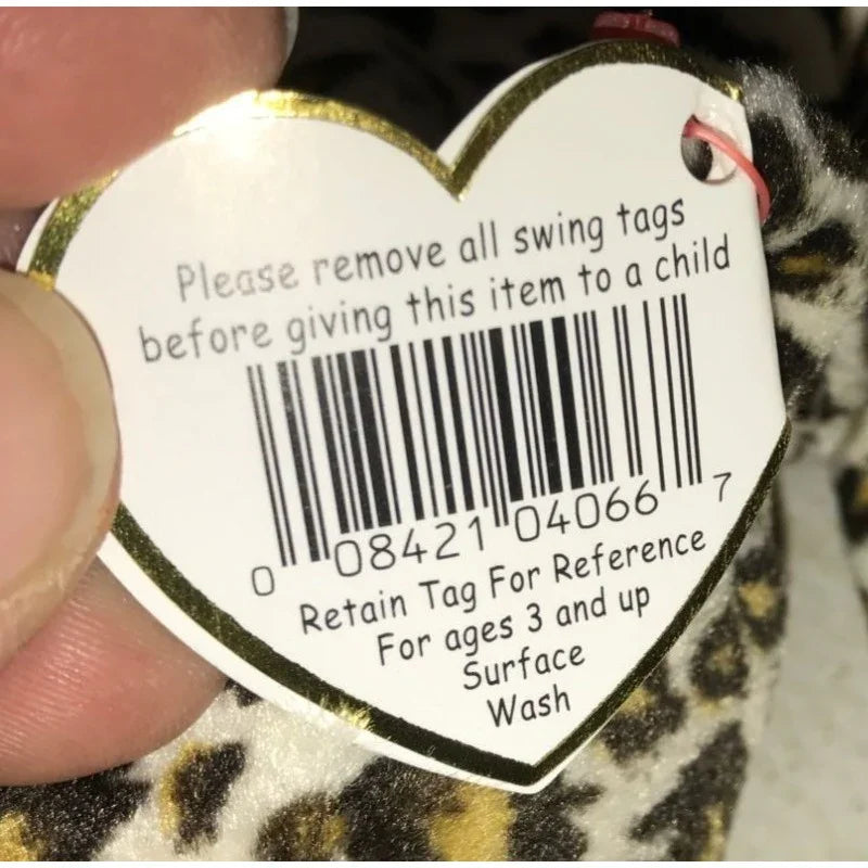 Vintage 1996 TY Beanie Baby Freckles the Leopard - A+ Stuff