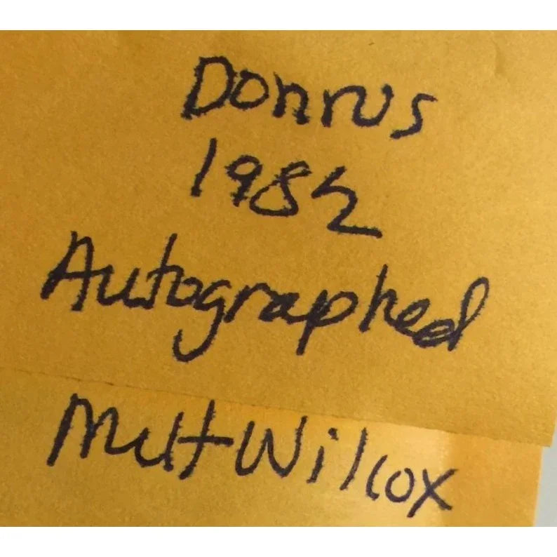 Milton Edward Wilcox Vintage 1982 Collectible Autographed Baseball Trading Card - A+ Stuff