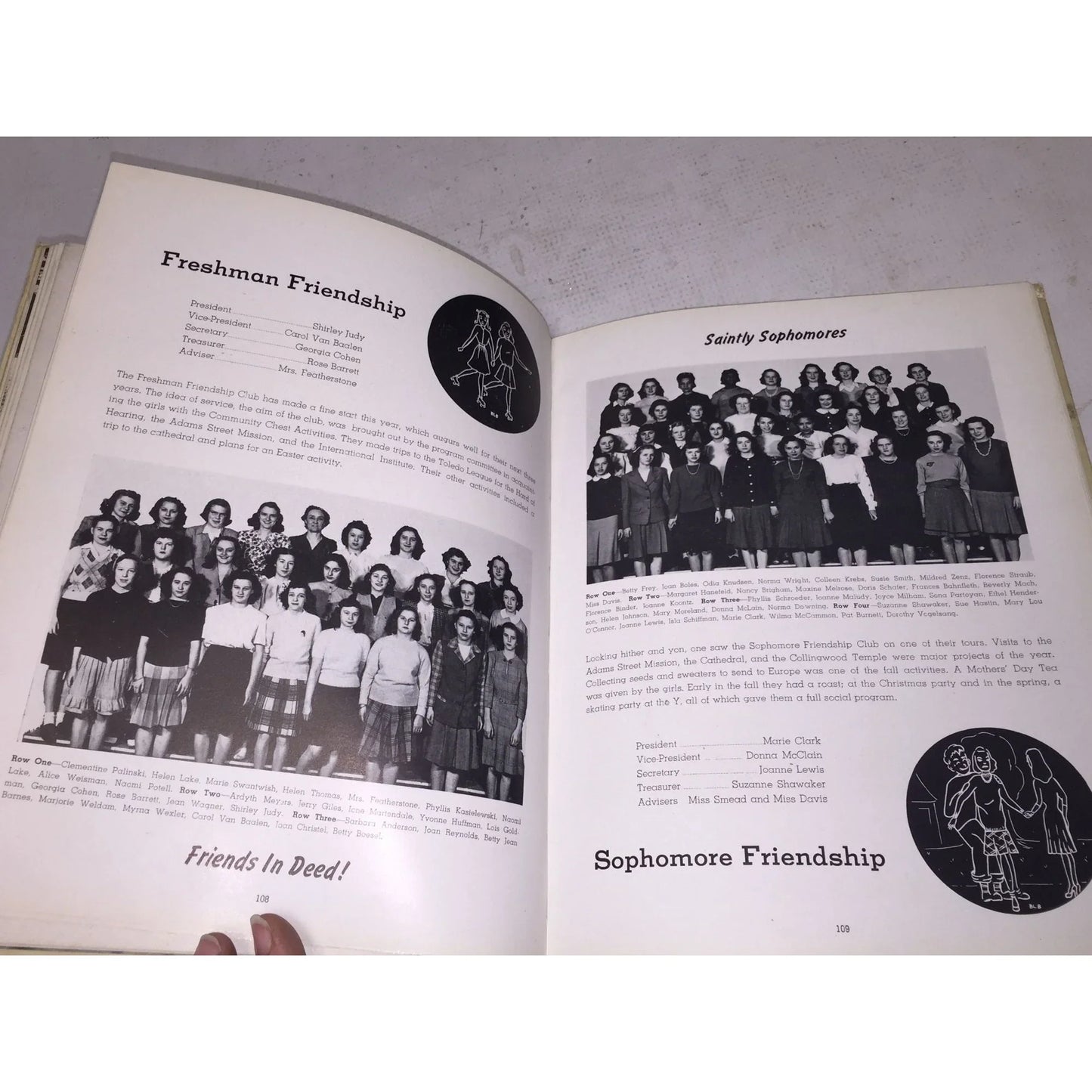 1946 "Scottonian" - Jesup W. Scott High School Yearbook - Toledo, Ohio - A+ Stuff