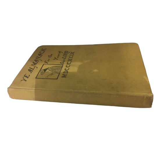 Ye Almanack For The Year of Our Lord book by Clarence Bittner - A+ Stuff