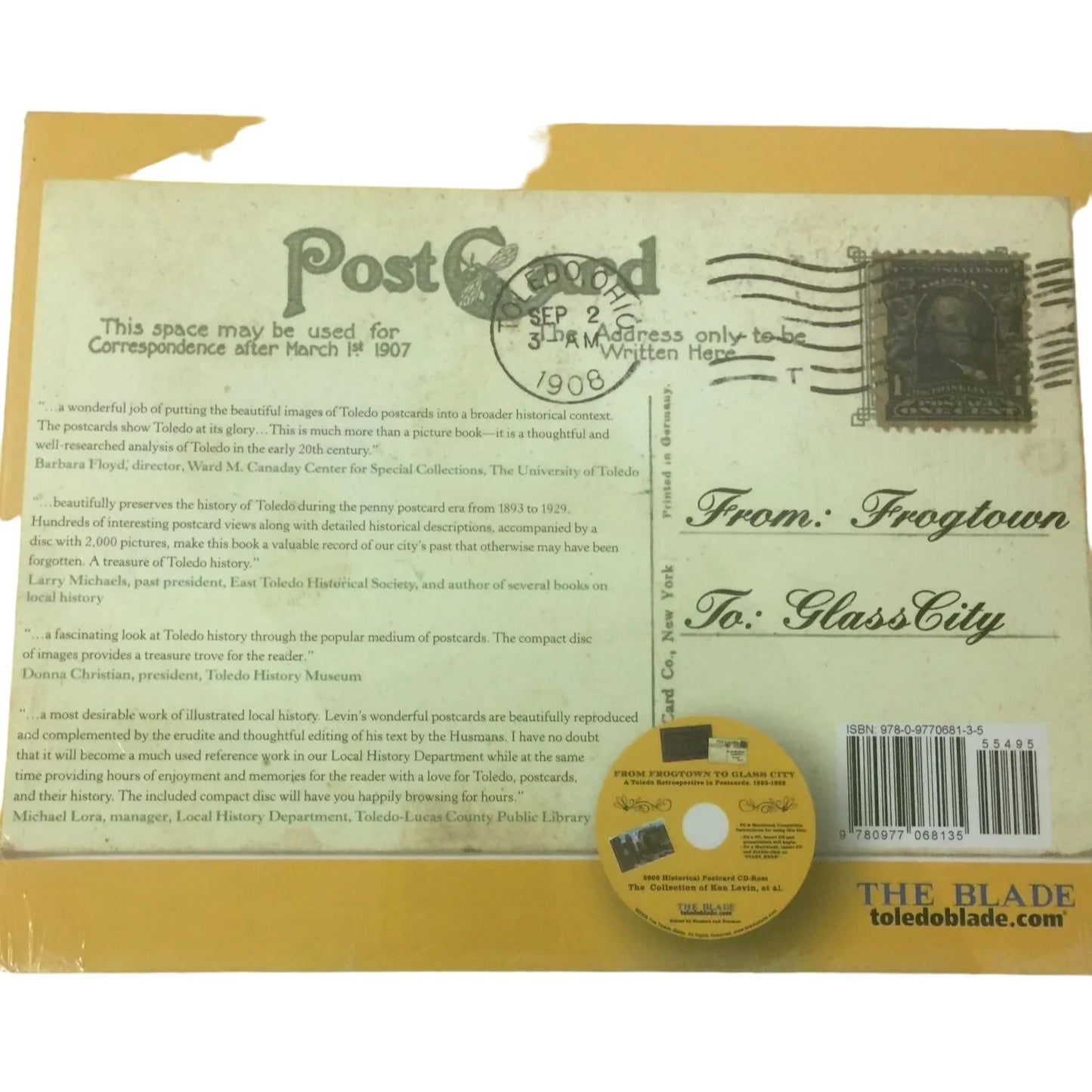 From Frogtown to Glass City A Toledo Retrospective in Postcards 1893-1929 - A+ Stuff