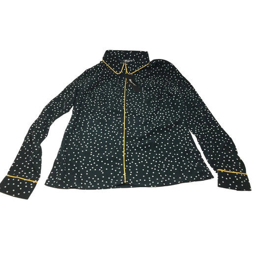 Allegra K Target Button Up Long Sleeve Shirt with Collar Size XS - A+ Stuff