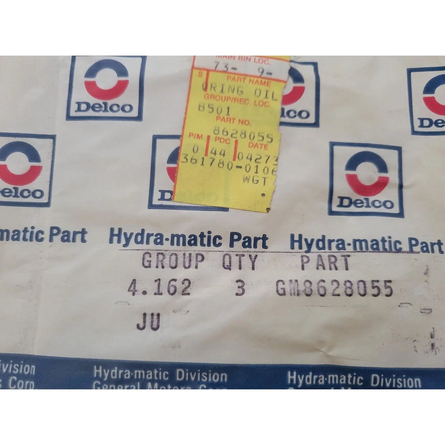 Genuine GM Parts - 3 in one package - GM 8628055 - Oil Ring General Motors - Delco A+ Stuff