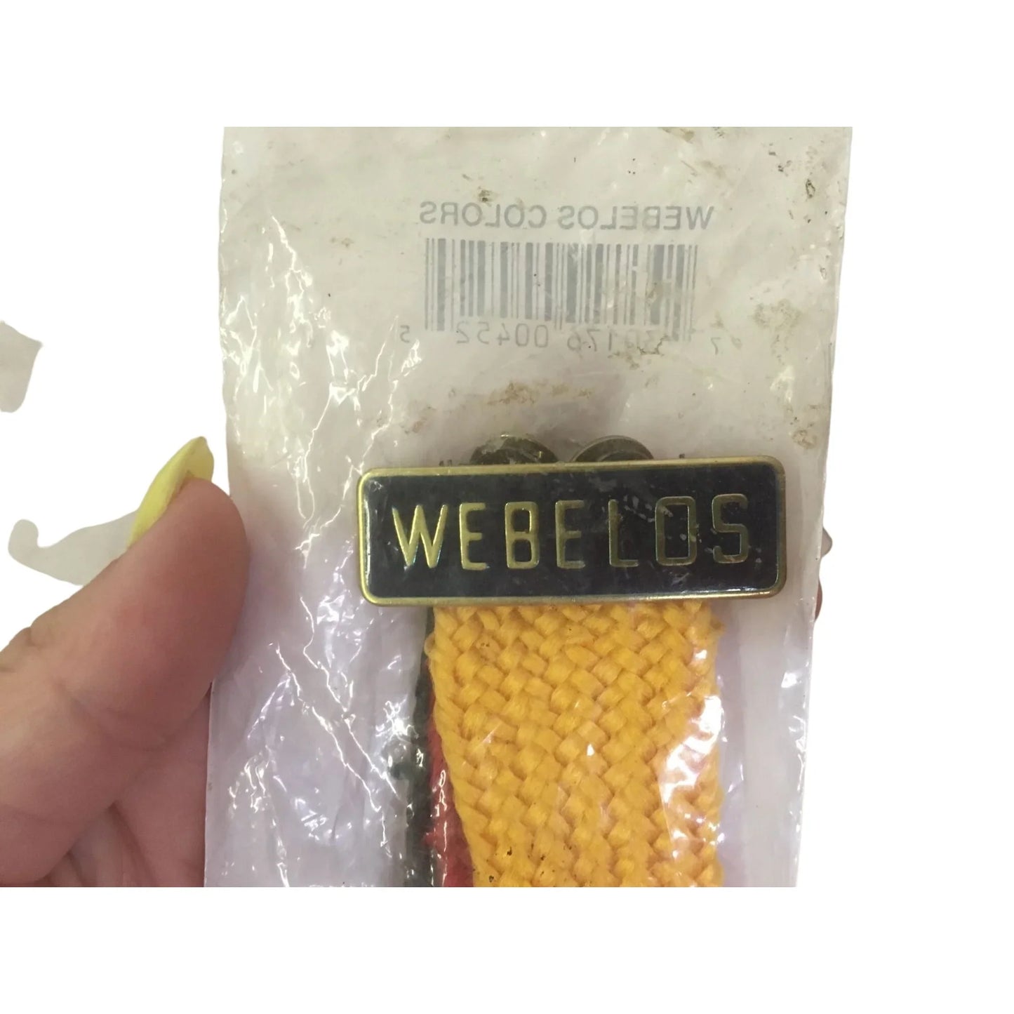 Webelos Boy Scouts Award Ribbon- Green, Red and Yellow - A+ Stuff