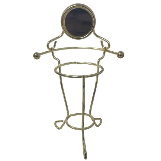 Small Gold Stand/Holder with Mirror- Very Unique Piece A+ Stuff A+ Stuff