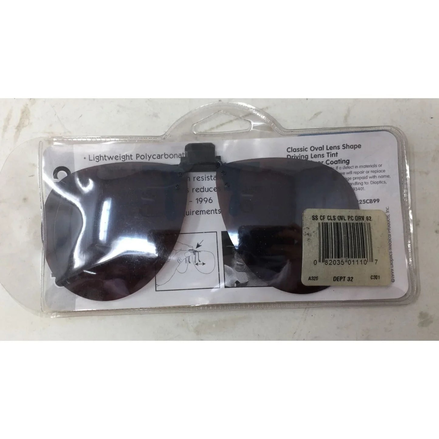Solar Shield Fits Over Glasses- Driving Lens (100% UVA/UVB) SOLAR SHIELD A+ Stuff