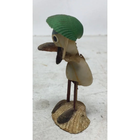Handmade Souvenir Bird Figurine Made out of Seashells- Very Unique Piece - A+ Stuff
