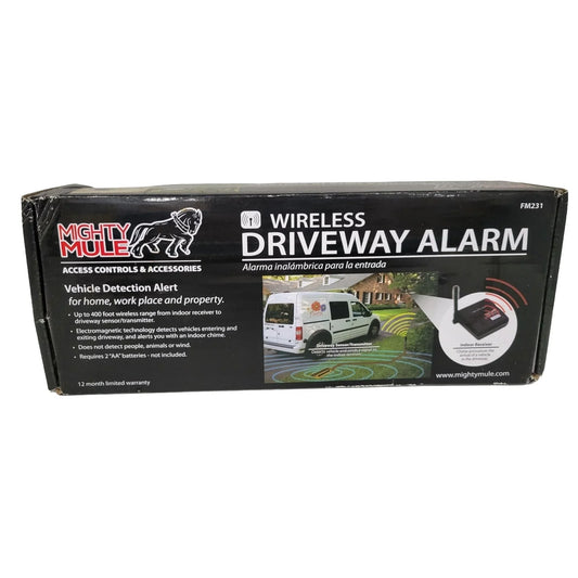 Mighty Mule Wireless Driveway Alarm FM231 - 400 ft Wireless Range - Electromagnetic Technology Mighty Mule A+ Stuff