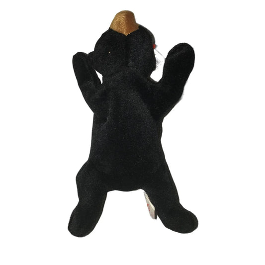 Vintage 1994 TY Beanie Baby Blackie the Bear w/ Tags - A+ Stuff