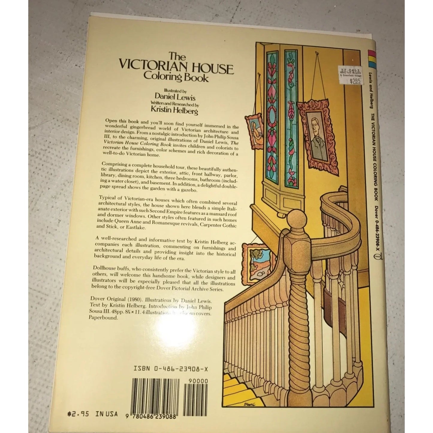 The Victorian House Dover Coloring Book - A+ Stuff