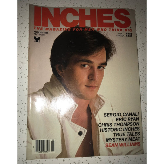 Vintage Aug 1986 Inches "The Magazine For Men Who Think Big" Magazine