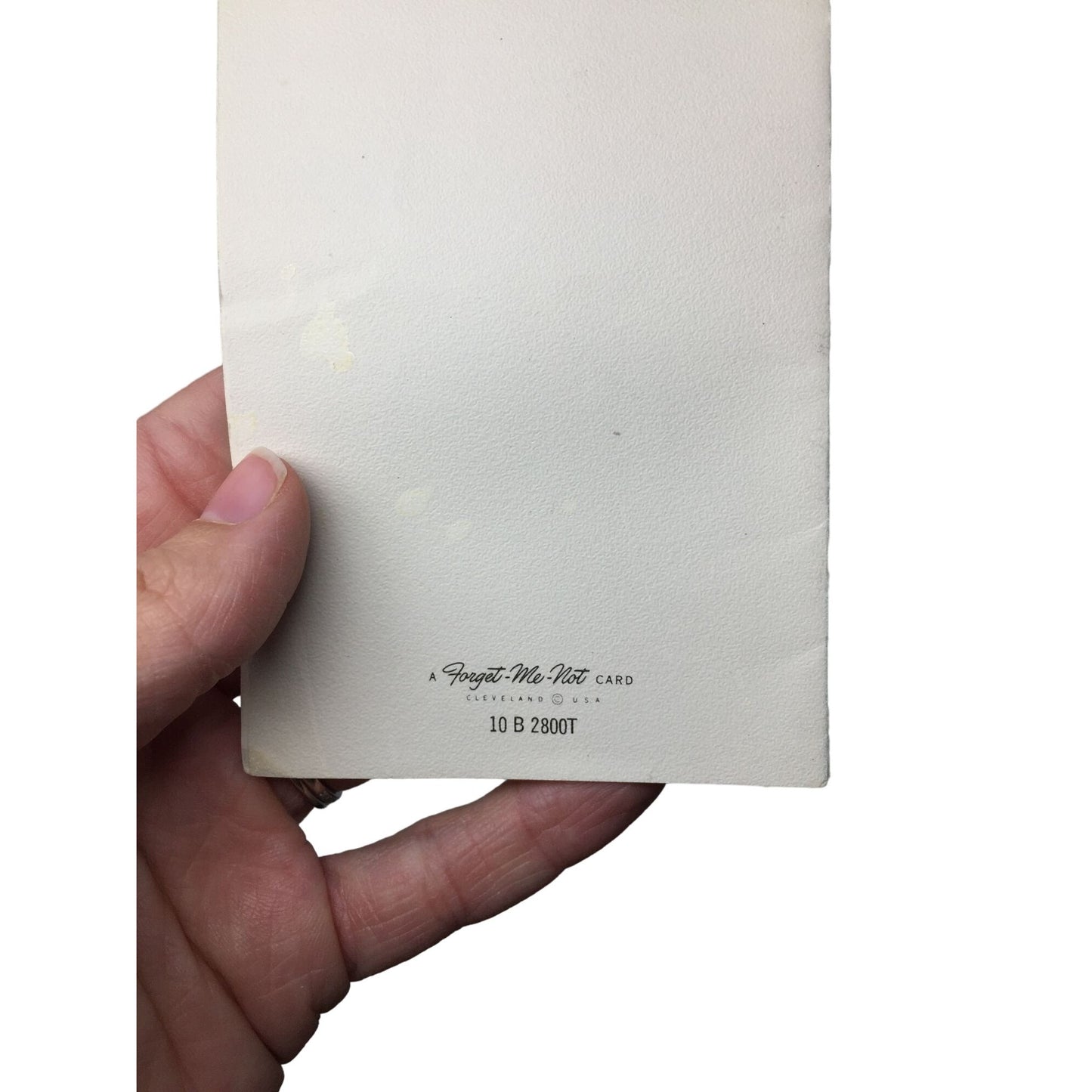 A Baby Boy! Congratulations! Vintage Card with Handwritten Note inside