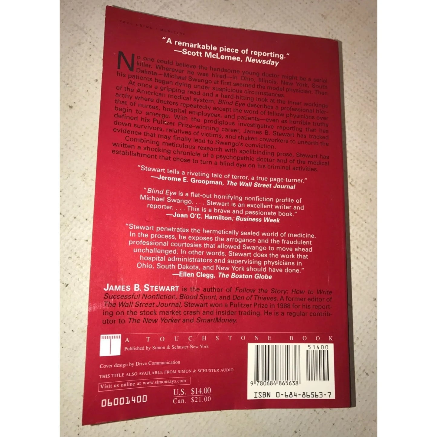 Blind Eye by James Stewart Paperback Book - A+ Stuff