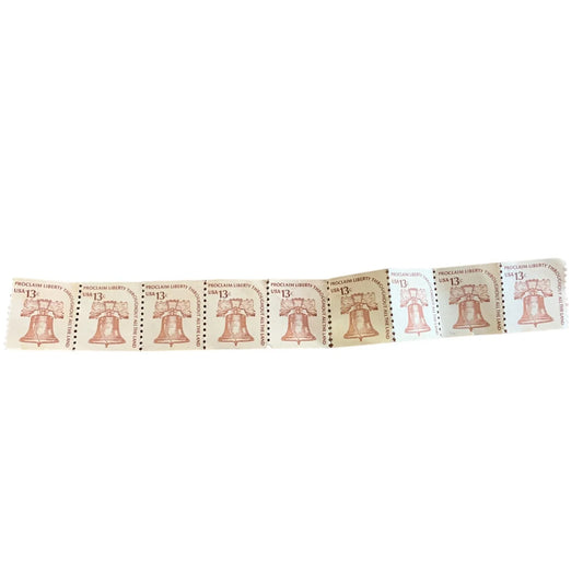 Proclaim Liberty Throughout All The Land Vintage Collectible USA 13 Cent Stamps - A+ Stuff